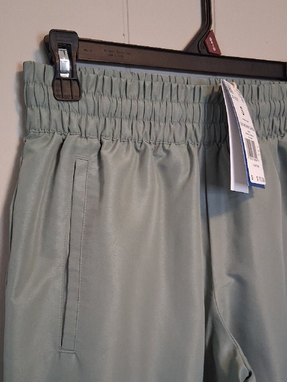 adidas Sage Green Cargo Wide-Leg Track Pants - Picture 5 of 13